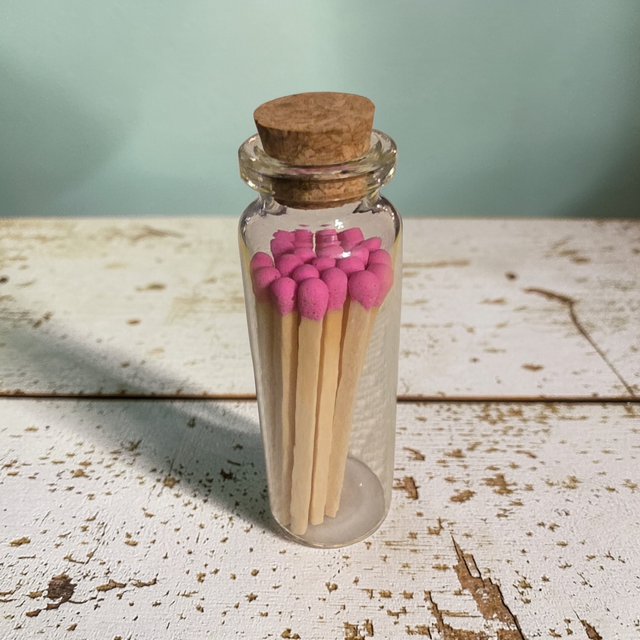 Candle Matches - Bright Pink