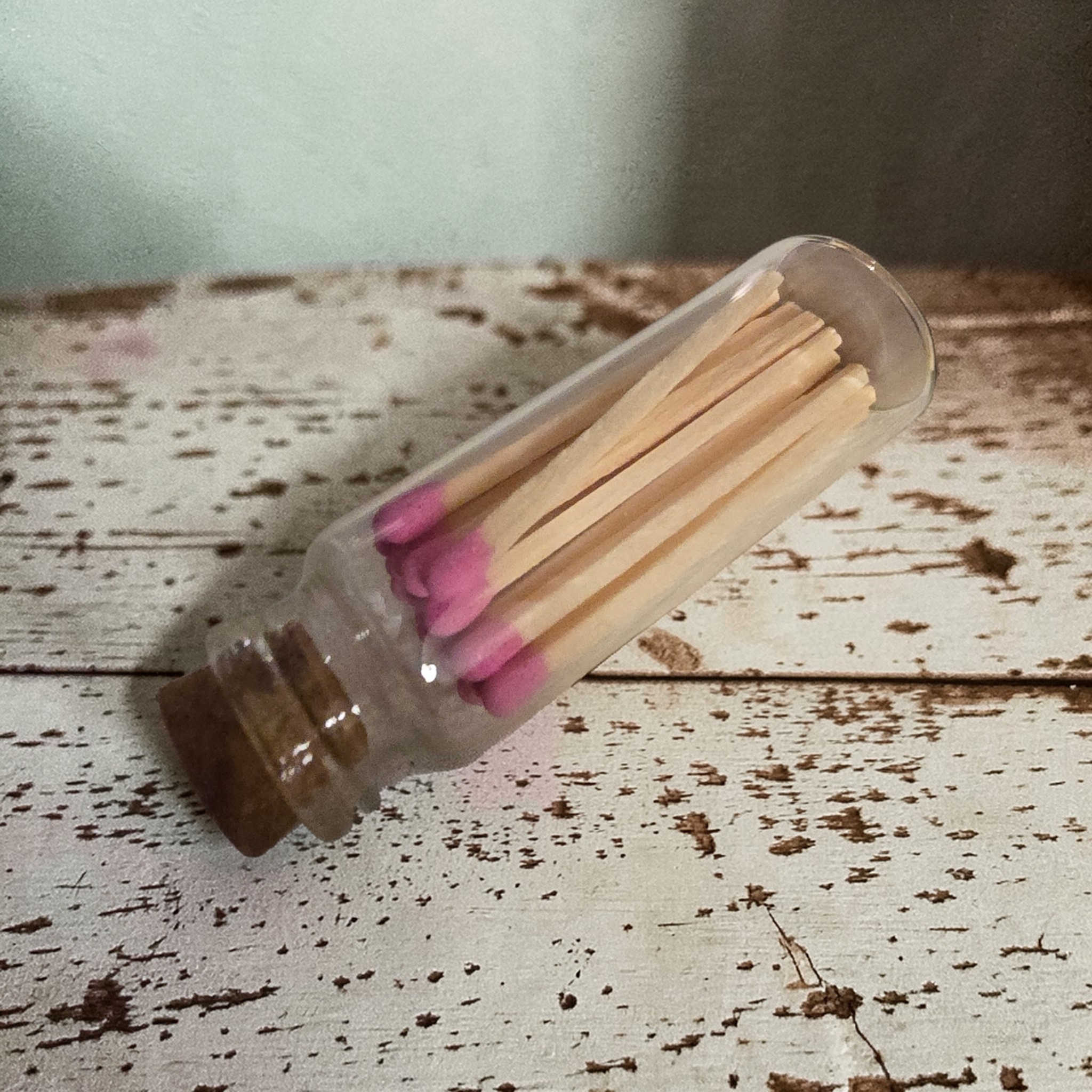 Candle Matches - Bright Pink