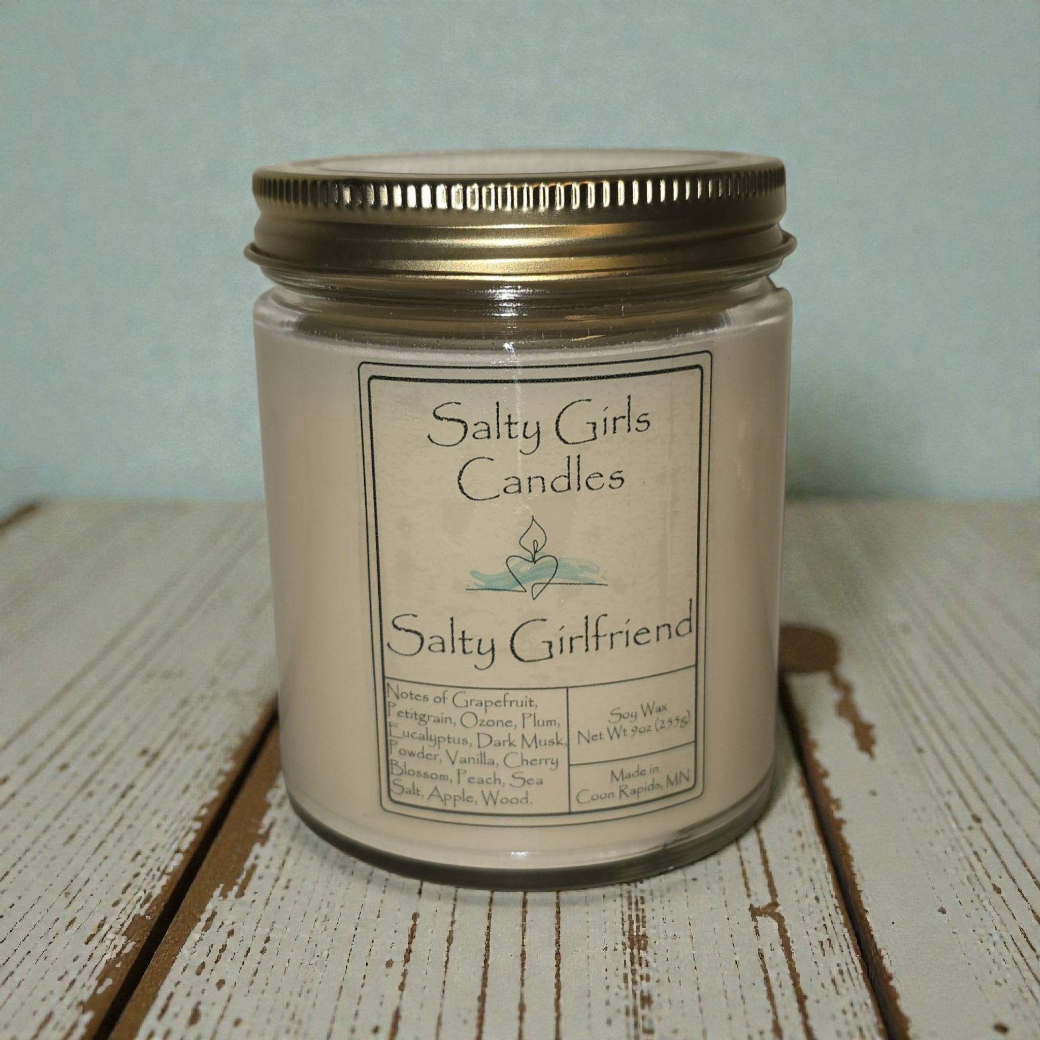 Salty Girlfriend Soy Candle 9oz