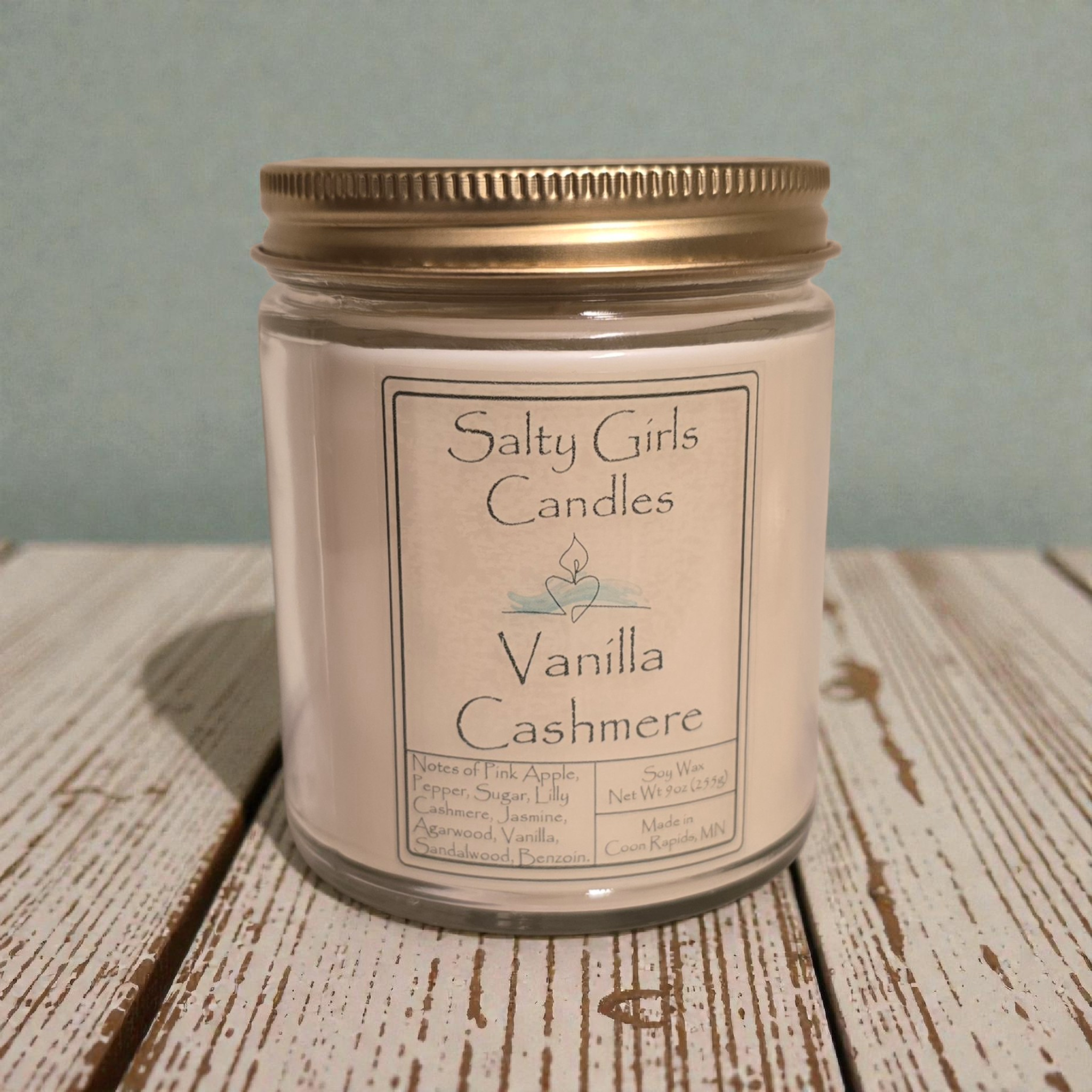 Vanilla Cashmere Soy Candle 9oz